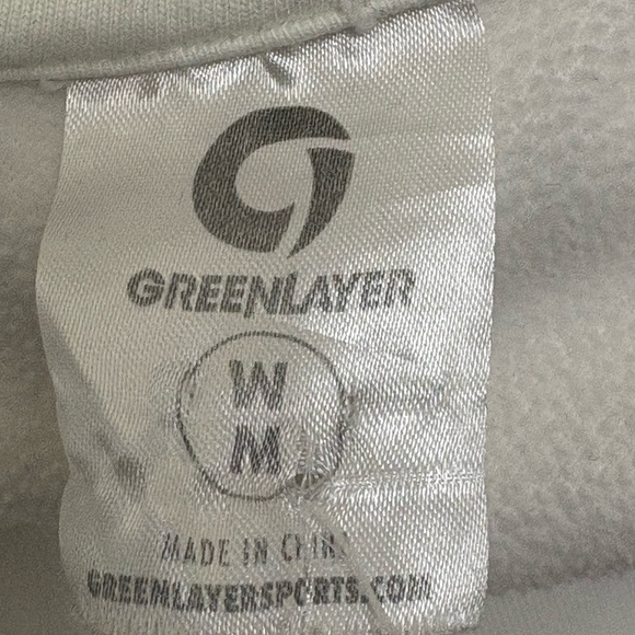 Green Layer Women's White Surf City Marathon Track Jacket - Picture 9 of 9